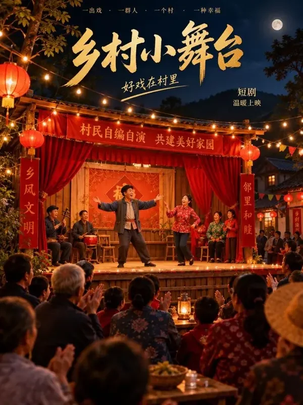 《村晚大舞台》- 黄果短剧生活喜剧短剧封面